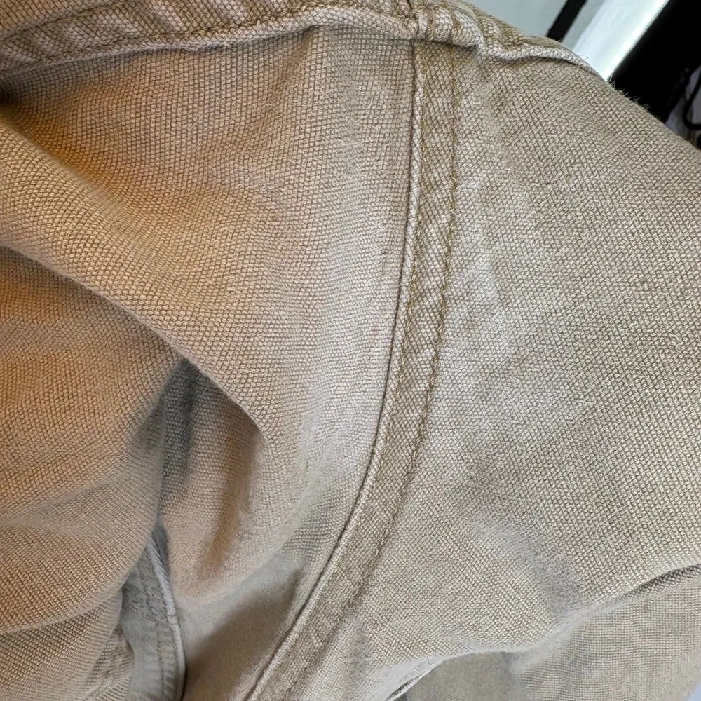 Lot of 2 Carhartt‎ Mens Rugged Flex Relaxed Fit Canvas Work Pants 34x30 Tan
